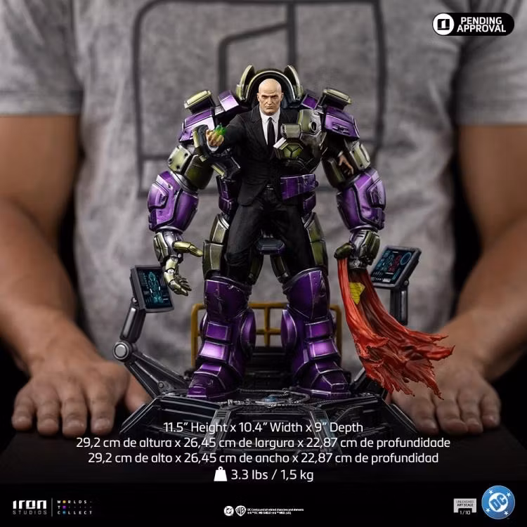 DC Comics Lex Luthor Unleashed 1/10 Deluxe Art Scale Statue