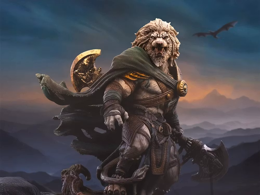 Magic: The Gathering Ajani Goldmane 1/10 Art Scale Statue