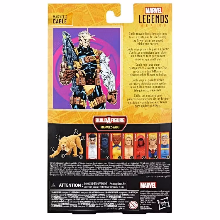 X-Men Marvel Legends Marvel's Cable Action Figure (Marvel's Zabu BAF)