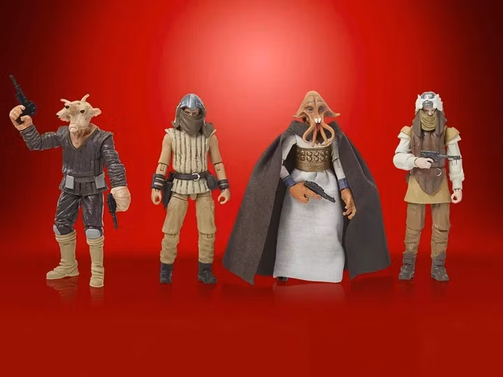 Star Wars 40th Anniversary The Vintage Collection Jabba's Court Denizens Action Figure Four-Pack