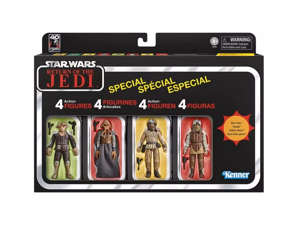 Star Wars 40th Anniversary The Vintage Collection Jabba's Court Denizens Action Figure Four-Pack