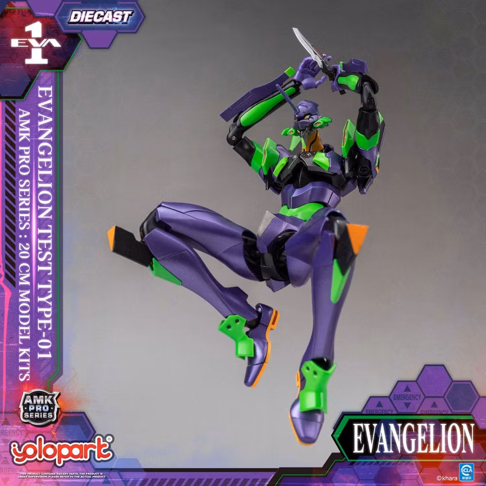 Rebuild of Evangelion AMK Pro Eva-01 Test Type Model Kit