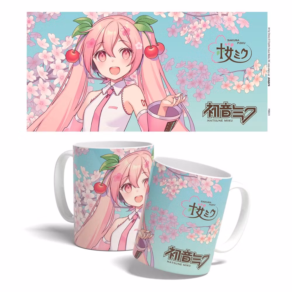 Vocaloid Mug Sakura Miku Cherry Blossom