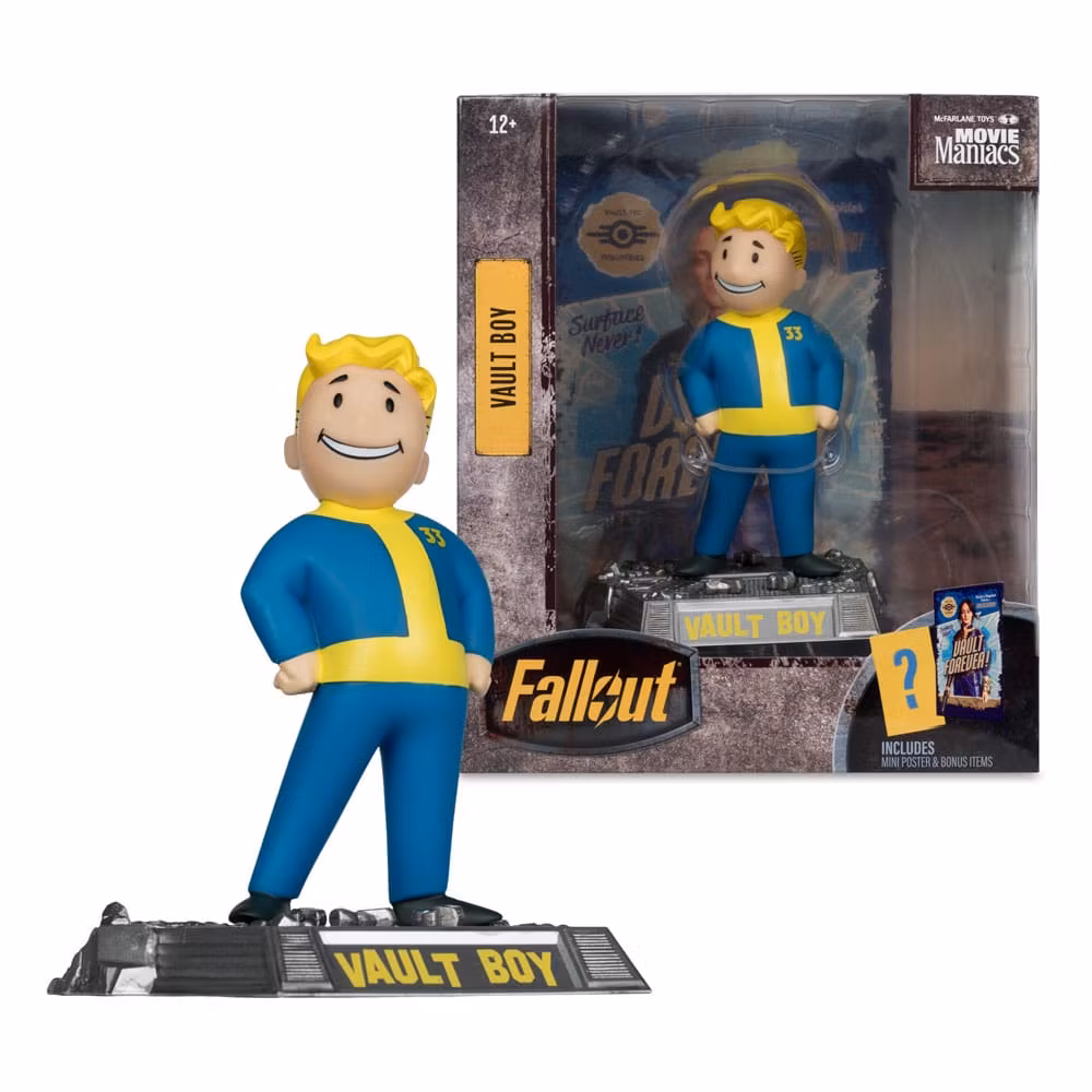 Fallout Movie Maniacs Vault Boy (Version 2) Figure