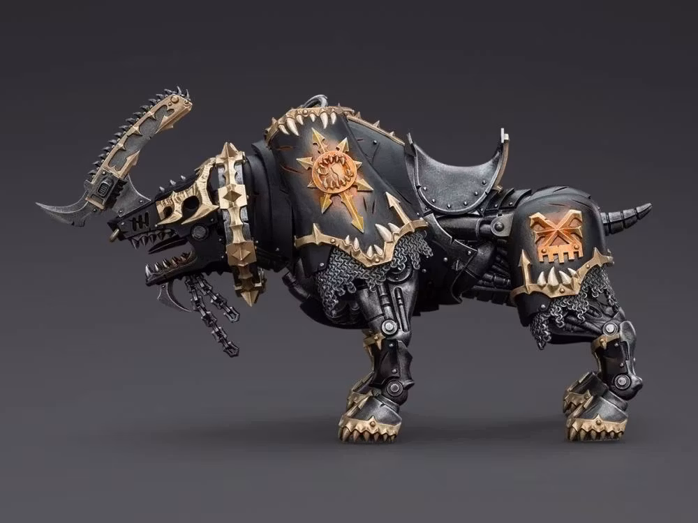 Warhammer 40K World Eaters Lord Invocatus with Khrone Juggernaut Daemon 1/18 Scale Action Figure Set