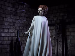 Universal Monsters Premium Format Mixed Media The Bride of Frankenstein (Fabric Costuming Ver.) Statue