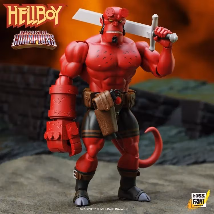Hellboy Immortal Champions Hellboy Retro Action Figure