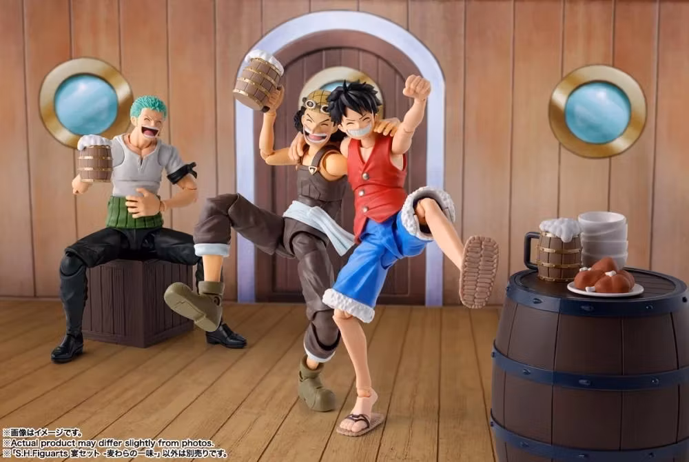 One Piece S.H.Figuarts Party Set (The Straw Hat Crew) Optional Parts Set