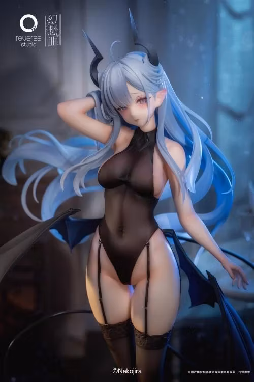 Nekojira Illustration Fantasias Series Thea-chan (Apprentice Succubus Ver.) 1/6 Scale Figure Set (With Bonus)
