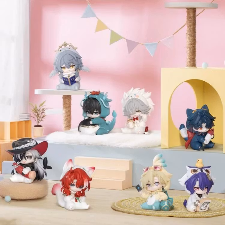 Honkai: Star Rail Boys' Dorm Series Box of 8 Random Chibi Figures