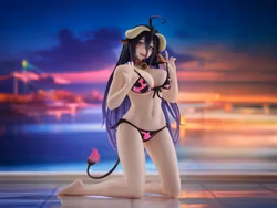 Overlord Desktop Cute Albedo (Cow-Print Swimsuit Ver.) Figure (Renewal Edition)