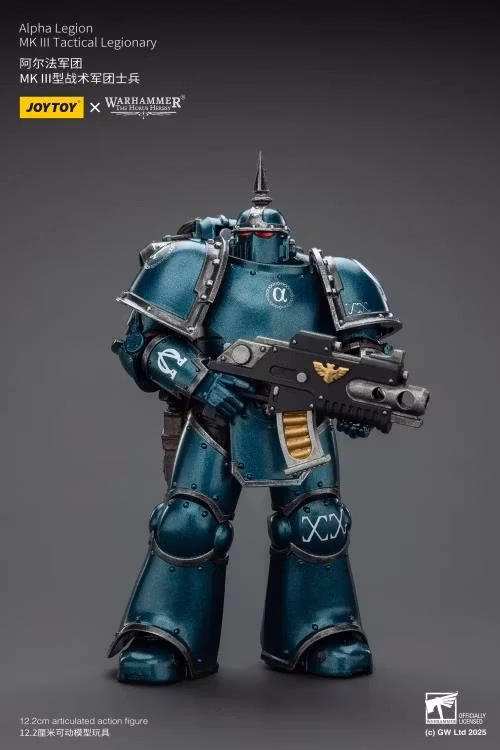 Warhammer: The Horus Heresy Alpha Legion MKIII Tactical Legionary 1/18 Scale Action Figure