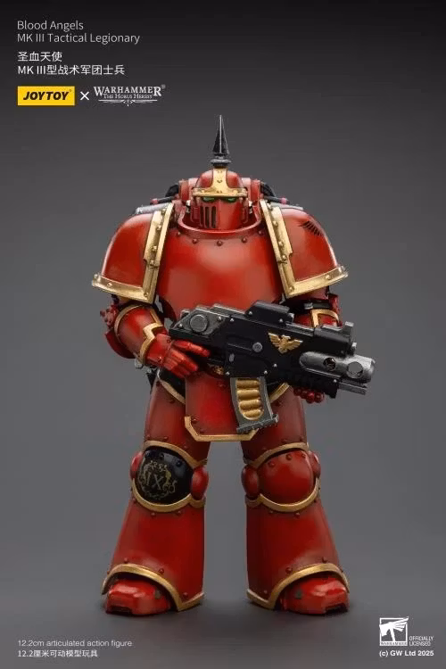 Warhammer: The Horus Heresy Blood Angels MKIII Tactical Legionary 1/18 Scale Action Figure