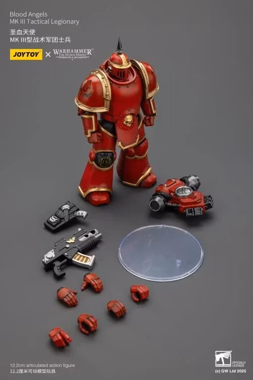 Warhammer: The Horus Heresy Blood Angels MKIII Tactical Legionary 1/18 Scale Action Figure