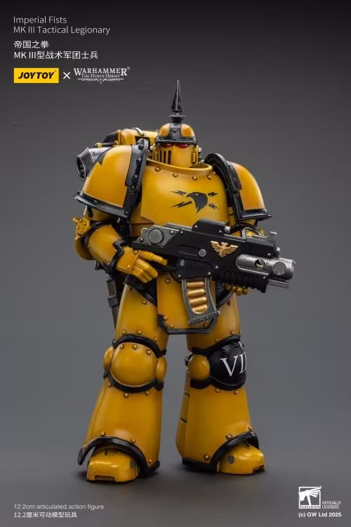 Warhammer: The Horus Heresy Imperial Fists MKIII Tactical Legionary 1/18 Scale Action Figure
