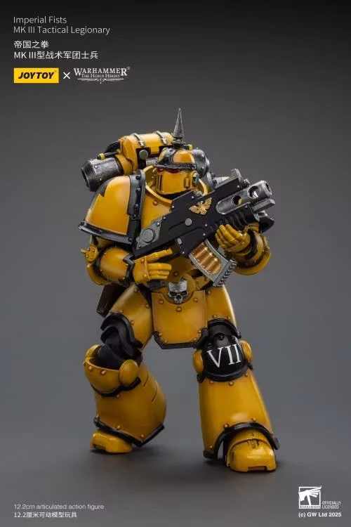 Warhammer: The Horus Heresy Imperial Fists MKIII Tactical Legionary 1/18 Scale Action Figure