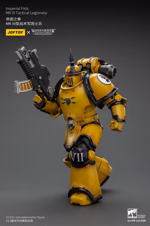 Warhammer: The Horus Heresy Imperial Fists MKIII Tactical Legionary 1/18 Scale Action Figure