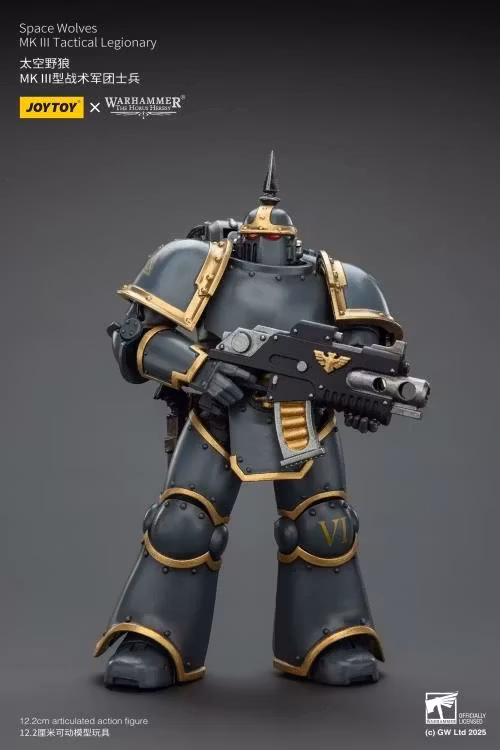 Warhammer: The Horus Heresy Space Wolves MKIII Tactical Legionary 1/18 Scale Action Figure