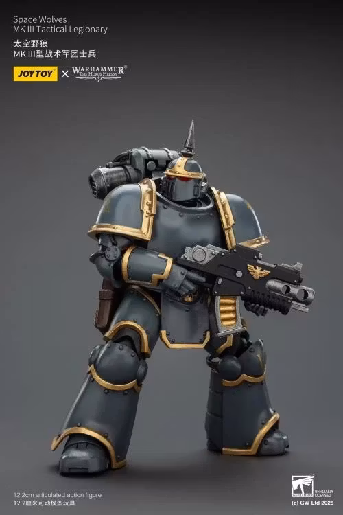 Warhammer: The Horus Heresy Space Wolves MKIII Tactical Legionary 1/18 Scale Action Figure