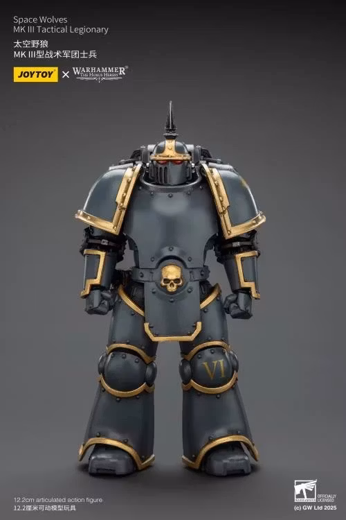 Warhammer: The Horus Heresy Space Wolves MKIII Tactical Legionary 1/18 Scale Action Figure