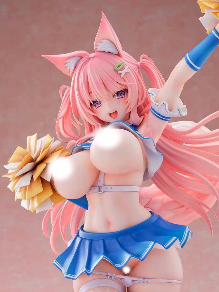 (18+) Yatanuki Kei Illustartion Kemomimi Cheer Girl (DX Version) 1/5 Scale Figure