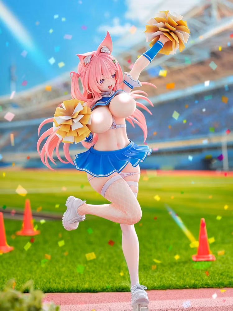 (18+) Yatanuki Kei Illustartion Kemomimi Cheer Girl (DX Version) 1/5 Scale Figure