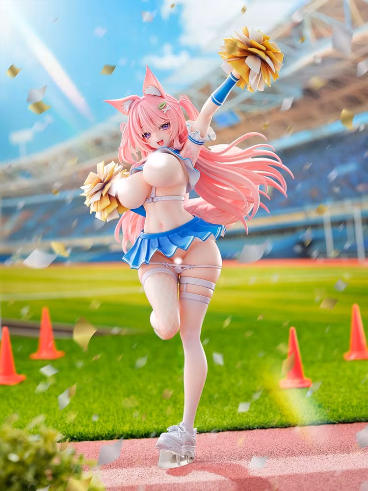 (18+) Yatanuki Kei Illustartion Kemomimi Cheer Girl (DX Version) 1/5 Scale Figure