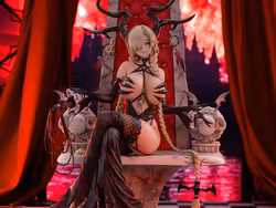 (18+) Azur Lane Owari (My Wish is For Love Ver. Expansion Edition A) (Legs Spread) 1/6 Scale Figure