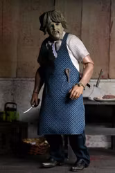 The Texas Chainsaw Massacre Leatherface with Old Lady Mask Clothed Action Figure