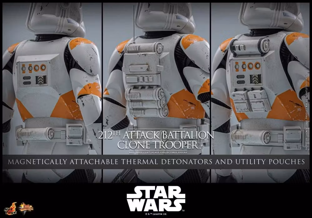 Star Wars: Revenge of the Sith MMS 212th Attack Battalion Clone Trooper 1/6th Scale Collectible Figure