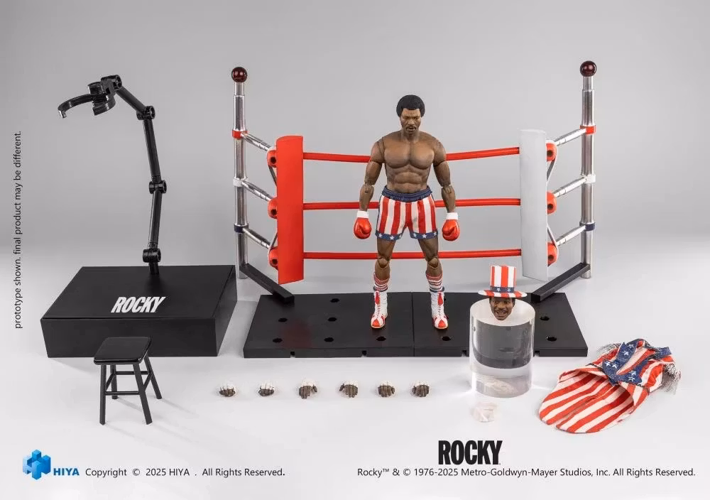 Rocky Exquisite Super Series Apollo Creed 1/12 Scale PX Previews Exclusive Action Figure