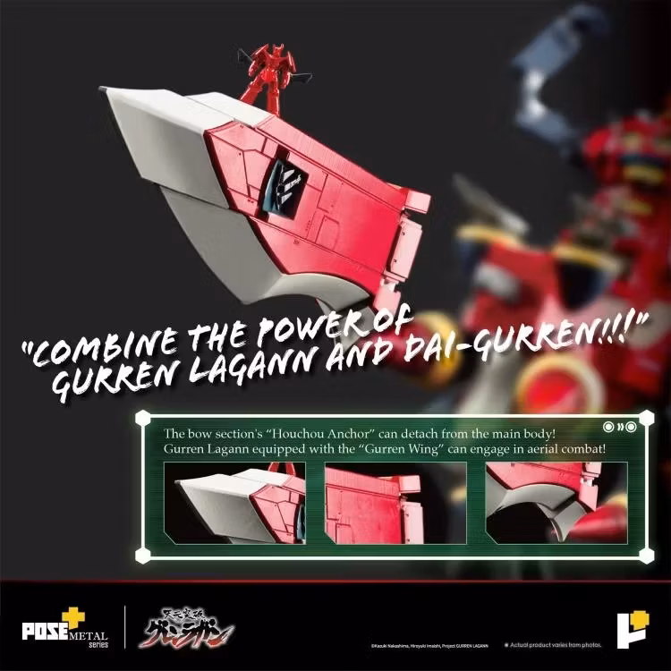 Tengen Toppa Gurren Lagann POSE+ METAL Series Dai-Gurren Action Figure