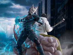 Kaiju No. 8 Kafka Hibino & Kaiju No. 8 1/7 Scale Shibuya Scramble Figure