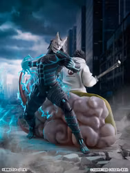 Kaiju No. 8 Kafka Hibino & Kaiju No. 8 1/7 Scale Shibuya Scramble Figure