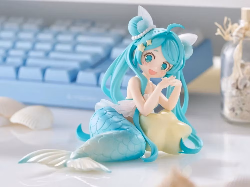 Vocaloid Desktop Fairy Hatsune Miku (Mermaid Princess Ver.) Figure