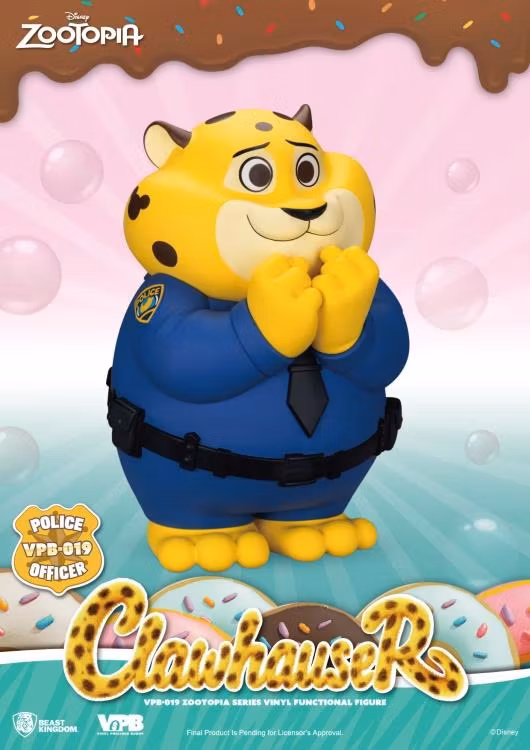Zootopia Vinyl Piggy Bank Series VPB-019 Clawhauser Figure