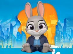 Zootopia VPBP-034 Judy Palm-Sized Vinyl Piggy Bank