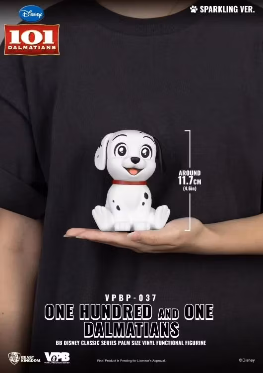 101 Dalmatians VPBP-037 Box of 4 Palm-Sized Vinyl Piggy Banks