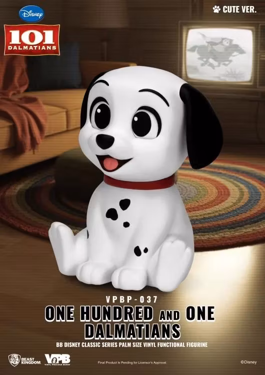 101 Dalmatians VPBP-037 Box of 4 Palm-Sized Vinyl Piggy Banks