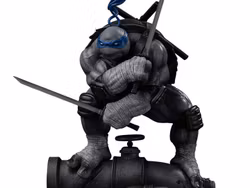 Teenage Mutant Ninja Turtles Leonardo Black and White Variant 1/10 Art Scale Statue
