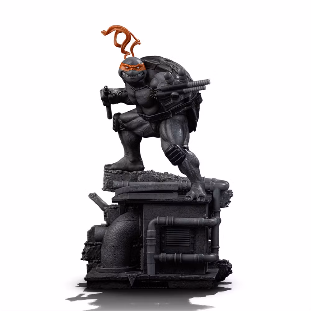 Teenage Mutant Ninja Turtles Michelangelo Black and White Variant 1/10 Art Scale Statue