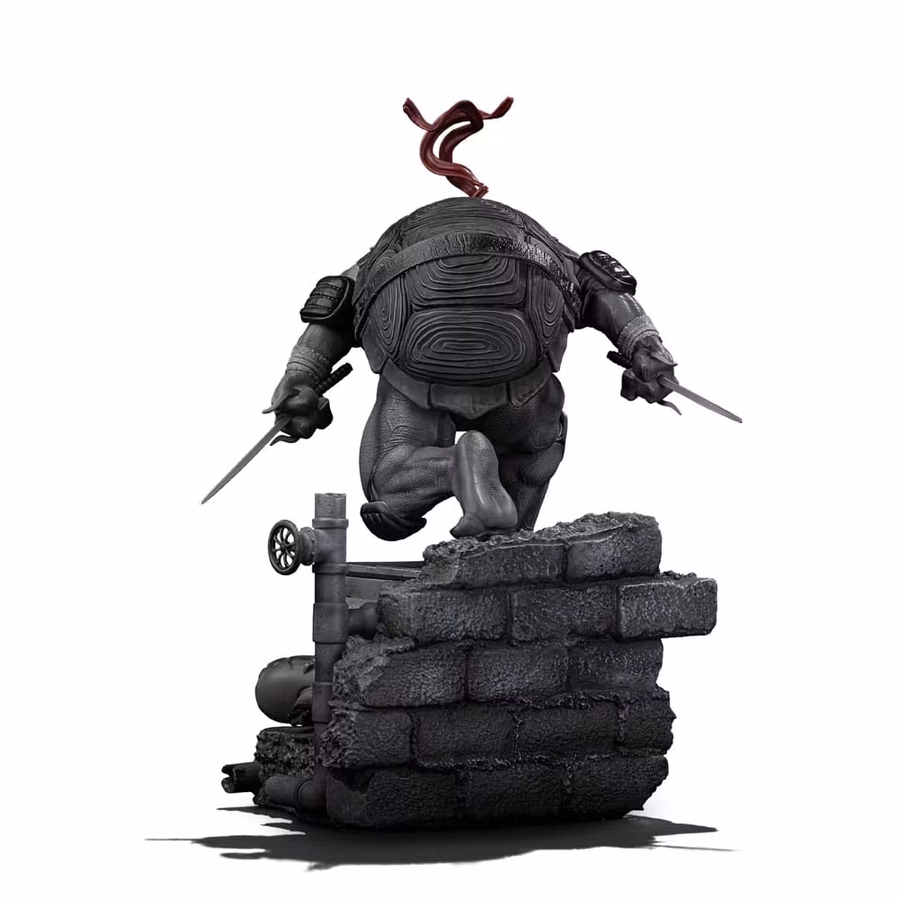 Teenage Mutant Ninja Turtles Raphael Black and White Variant 1/10 Art Scale Statue