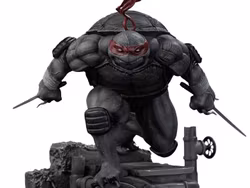 Teenage Mutant Ninja Turtles Raphael Black and White Variant 1/10 Art Scale Statue
