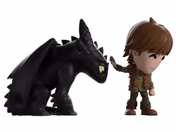 How to Train Your Dragon Meeting Toothless Vinyl Figure