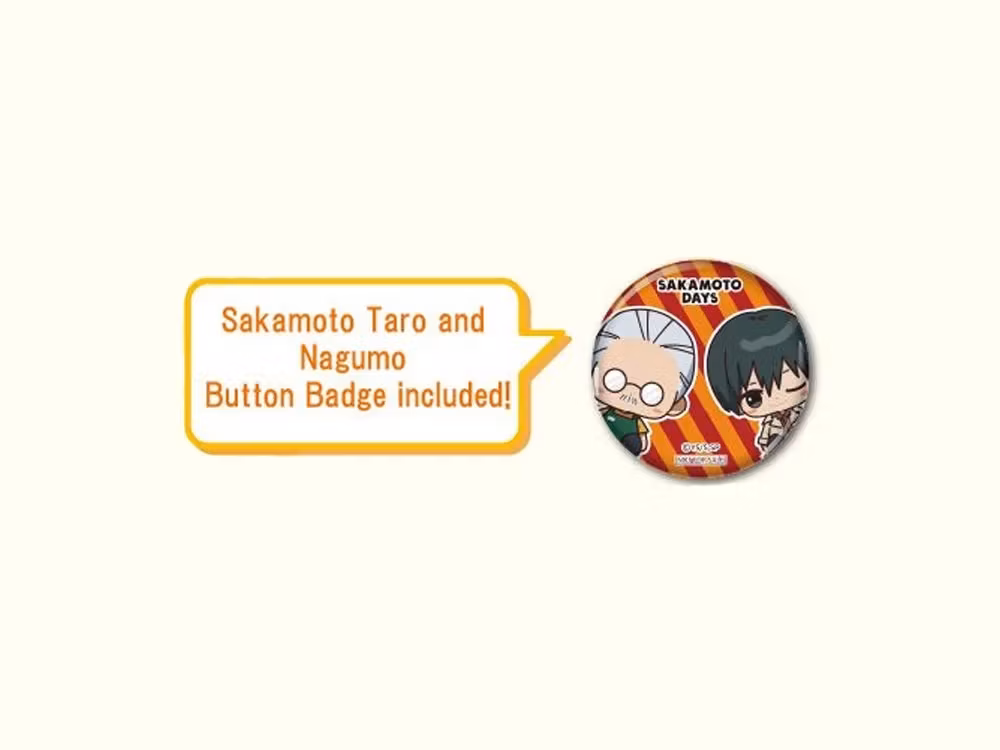 Sakamoto Days Pote Raba Sakamoto Taro and Nagumo Rubber Mascots