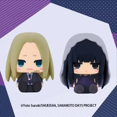 Sakamoto Days Pote Raba Shishiba and Osaragi Rubber Mascots