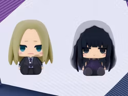 Sakamoto Days Pote Raba Shishiba and Osaragi Rubber Mascots