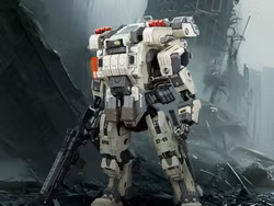 Dark Source APOC Bedrock Albus Standard Combat Type Mech 1/25 Scale Action Figure