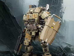 Dark Source APOC Iron Vanguard Heavy Assault Mech 1/25 Scale Action Figure