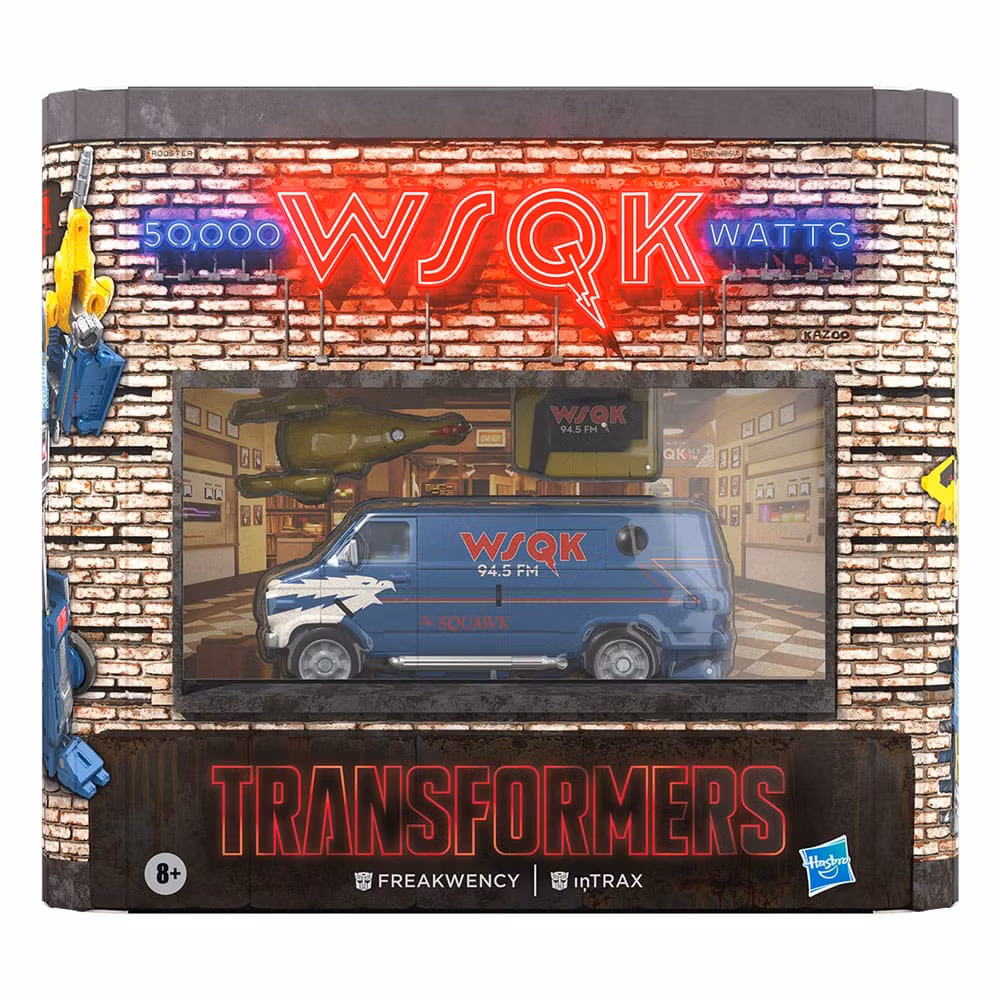 Stranger Things x Transformers 2-Pack Freakwency & 8-Trax Action Figure
